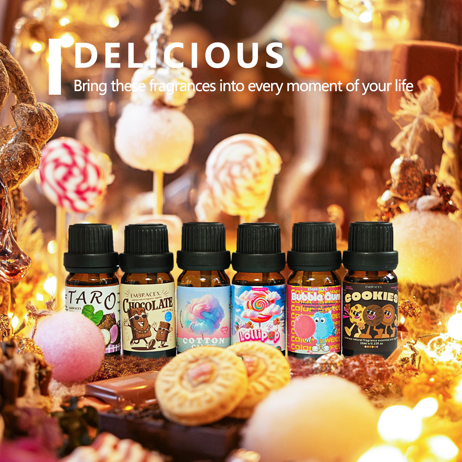6 шт./1 набор ароматных масел  – обзор и цена Home Fragrance Diffuser Oil
