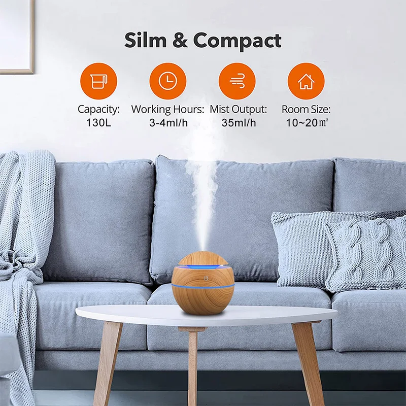 USB ультразвуковой прохладный  – обзор и цена Home Fragrance Electric Diffuser